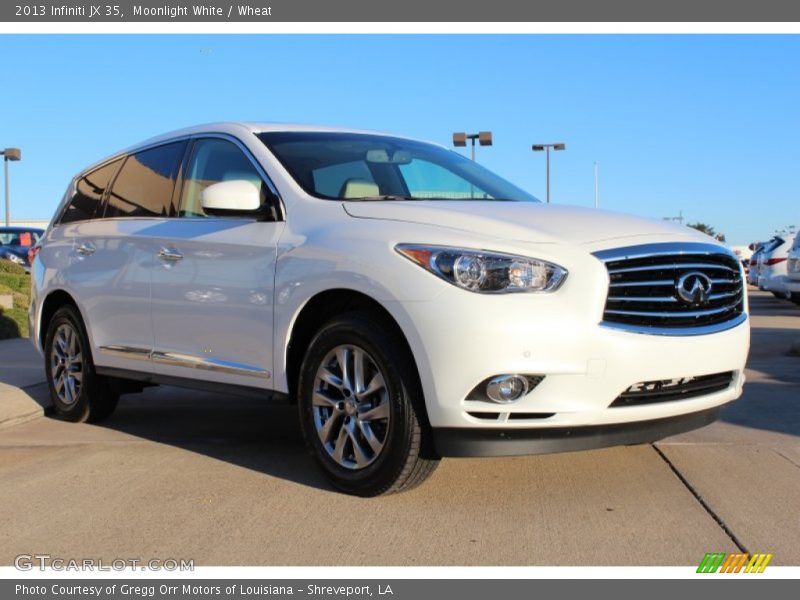 Moonlight White / Wheat 2013 Infiniti JX 35