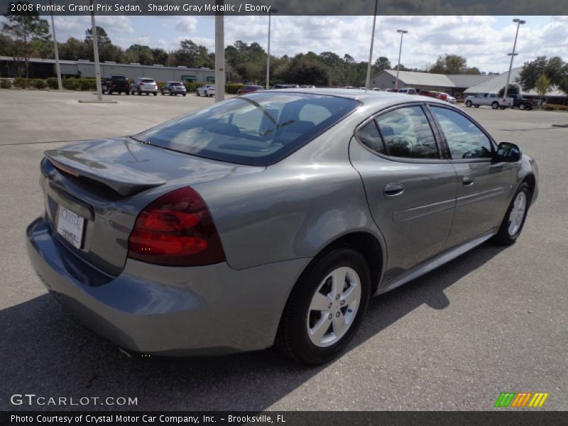 Shadow Gray Metallic / Ebony 2008 Pontiac Grand Prix Sedan