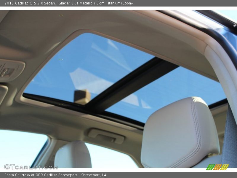 Sunroof of 2013 CTS 3.0 Sedan