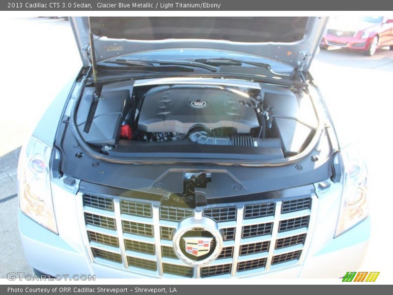 Glacier Blue Metallic / Light Titanium/Ebony 2013 Cadillac CTS 3.0 Sedan