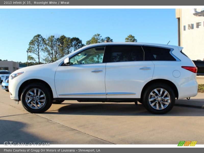Moonlight White / Wheat 2013 Infiniti JX 35