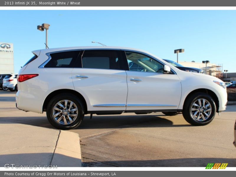 Moonlight White / Wheat 2013 Infiniti JX 35