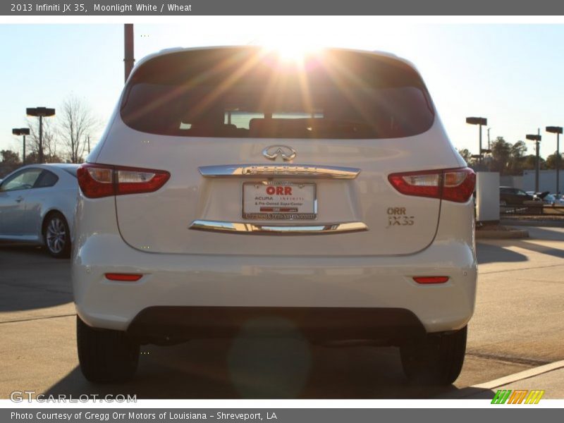 Moonlight White / Wheat 2013 Infiniti JX 35