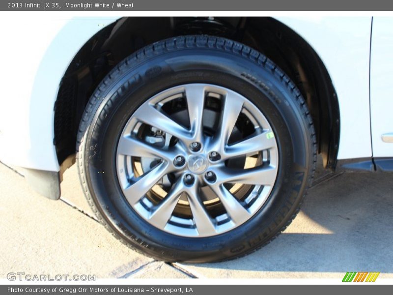 Moonlight White / Wheat 2013 Infiniti JX 35