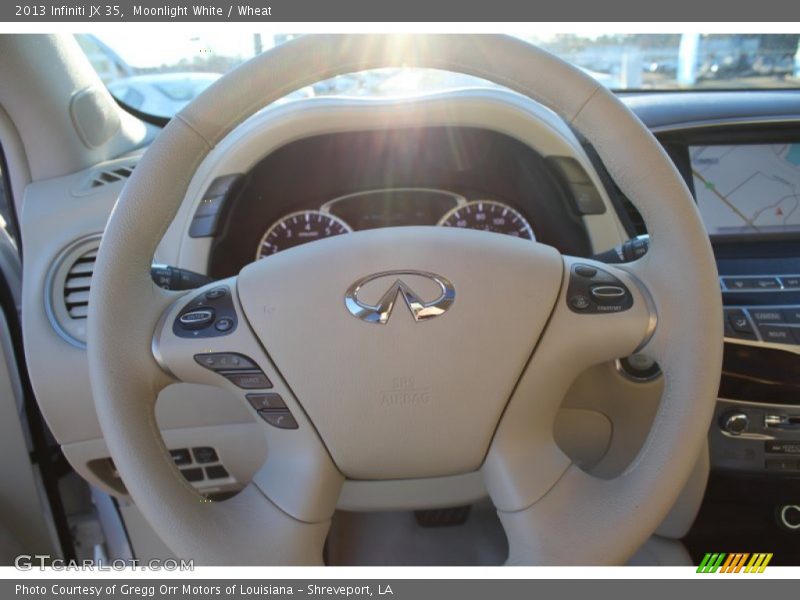 Moonlight White / Wheat 2013 Infiniti JX 35