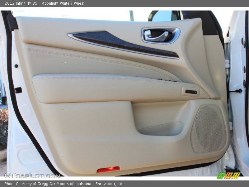 Moonlight White / Wheat 2013 Infiniti JX 35