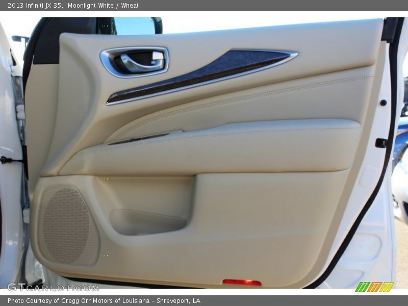 Moonlight White / Wheat 2013 Infiniti JX 35