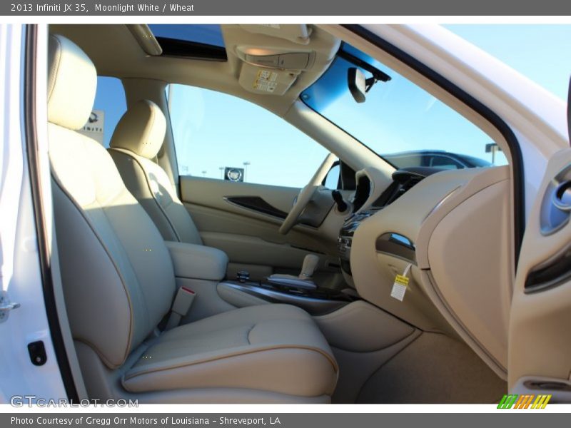 Moonlight White / Wheat 2013 Infiniti JX 35