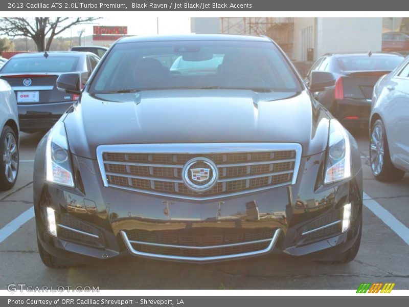 Black Raven / Jet Black/Jet Black Accents 2013 Cadillac ATS 2.0L Turbo Premium