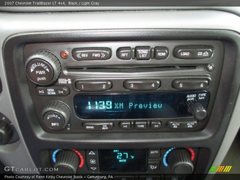 Black / Light Gray 2007 Chevrolet TrailBlazer LT 4x4