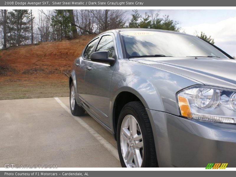 Silver Steel Metallic / Dark Slate Gray/Light Slate Gray 2008 Dodge Avenger SXT