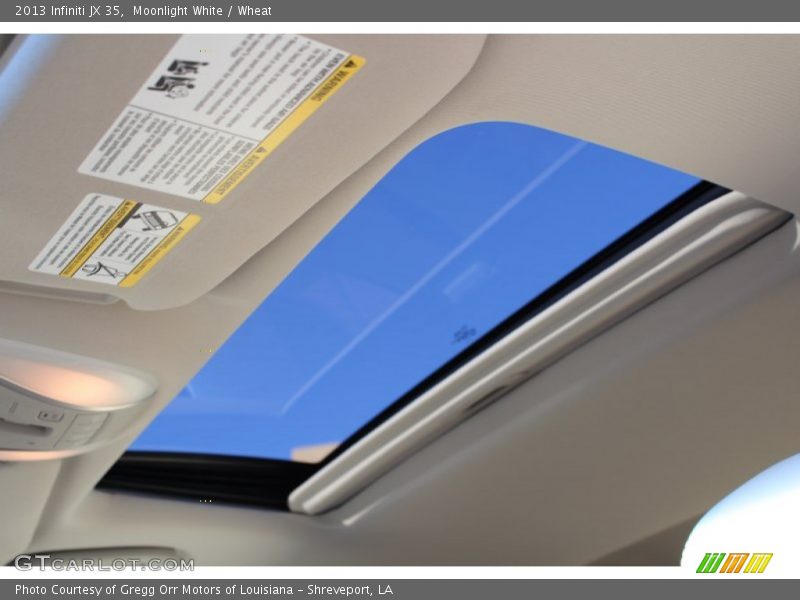 Moonlight White / Wheat 2013 Infiniti JX 35