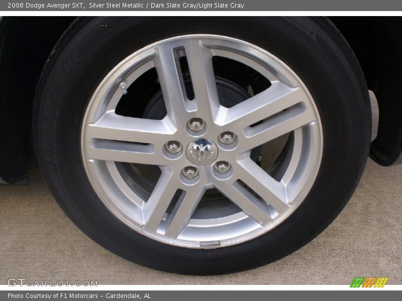 Silver Steel Metallic / Dark Slate Gray/Light Slate Gray 2008 Dodge Avenger SXT