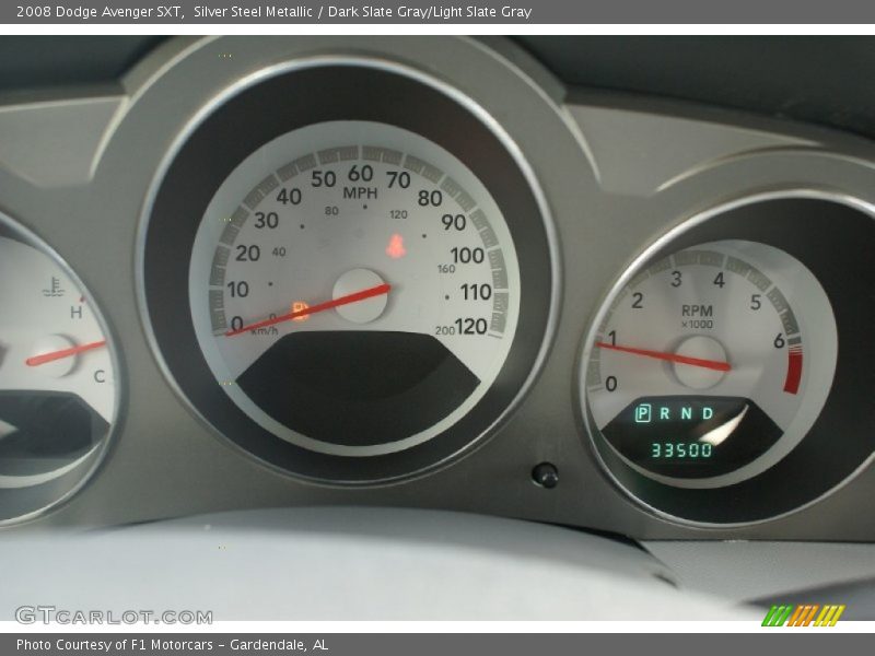 Silver Steel Metallic / Dark Slate Gray/Light Slate Gray 2008 Dodge Avenger SXT