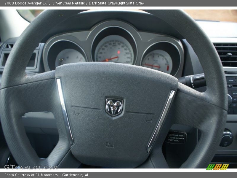 Silver Steel Metallic / Dark Slate Gray/Light Slate Gray 2008 Dodge Avenger SXT