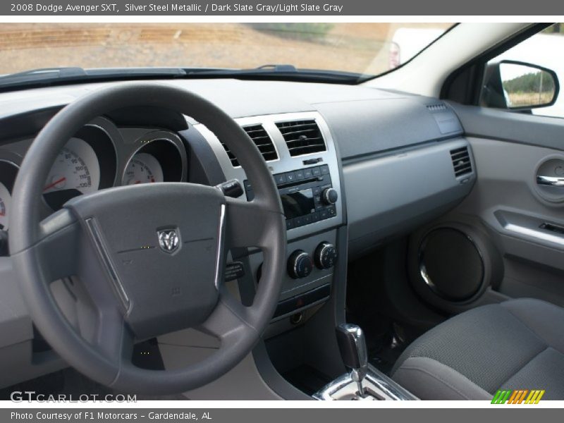 Silver Steel Metallic / Dark Slate Gray/Light Slate Gray 2008 Dodge Avenger SXT
