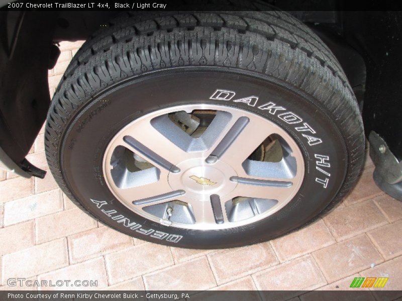Black / Light Gray 2007 Chevrolet TrailBlazer LT 4x4