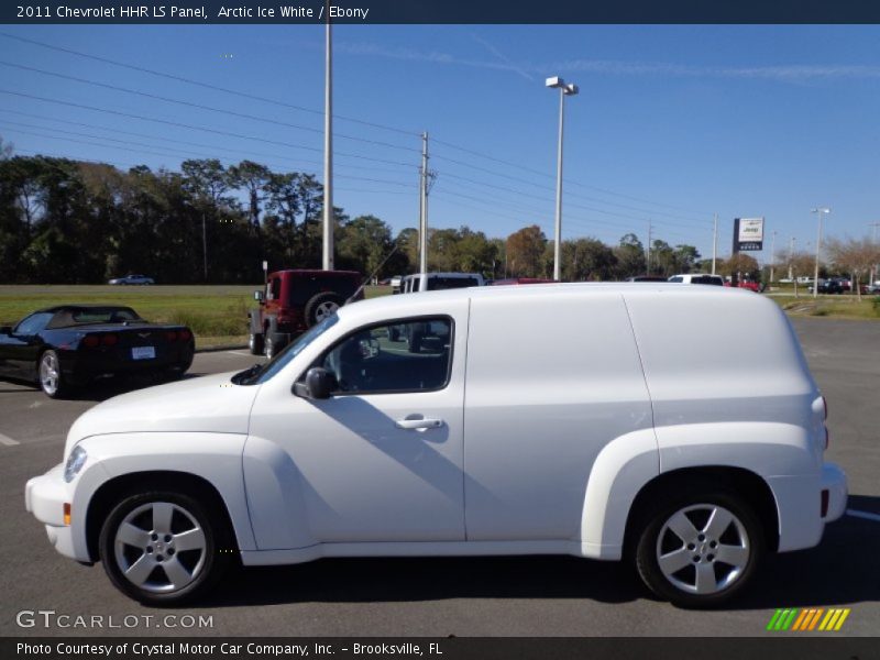 Arctic Ice White / Ebony 2011 Chevrolet HHR LS Panel