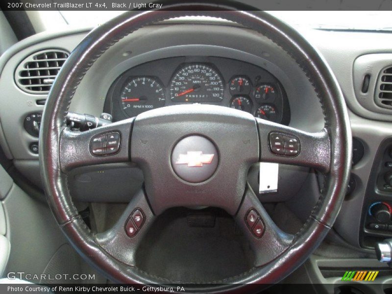 Black / Light Gray 2007 Chevrolet TrailBlazer LT 4x4