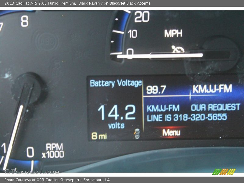 Black Raven / Jet Black/Jet Black Accents 2013 Cadillac ATS 2.0L Turbo Premium