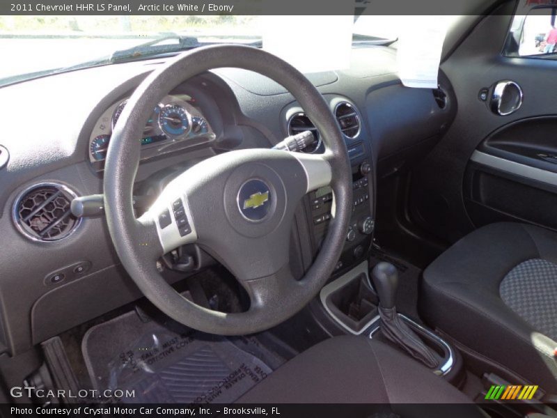 Arctic Ice White / Ebony 2011 Chevrolet HHR LS Panel