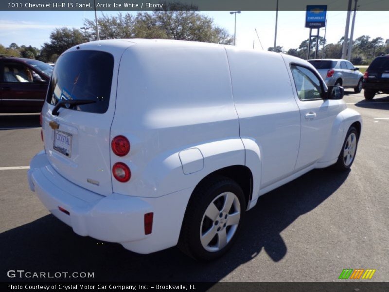 Arctic Ice White / Ebony 2011 Chevrolet HHR LS Panel