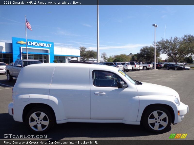 Arctic Ice White / Ebony 2011 Chevrolet HHR LS Panel