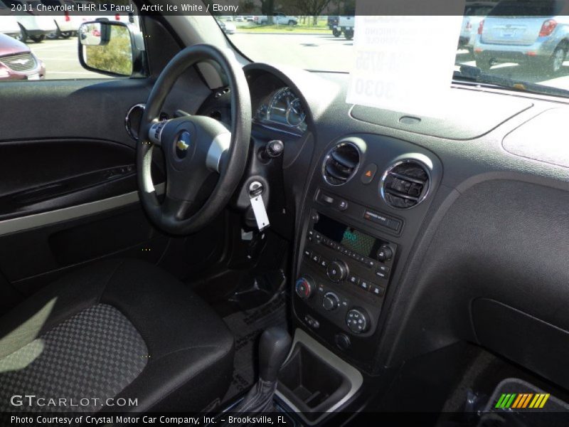 Arctic Ice White / Ebony 2011 Chevrolet HHR LS Panel