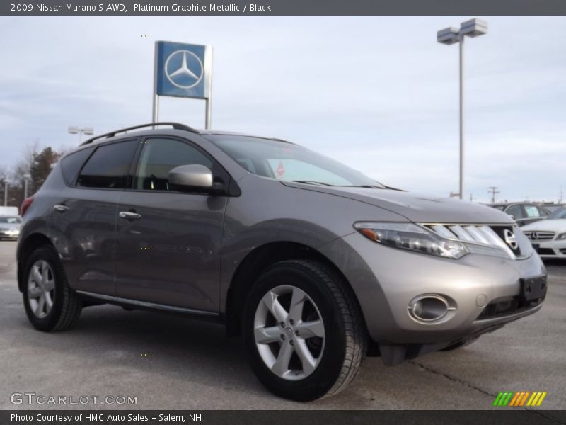 Platinum Graphite Metallic / Black 2009 Nissan Murano S AWD