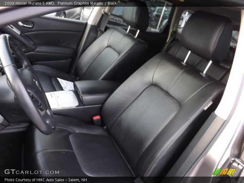 Front Seat of 2009 Murano S AWD