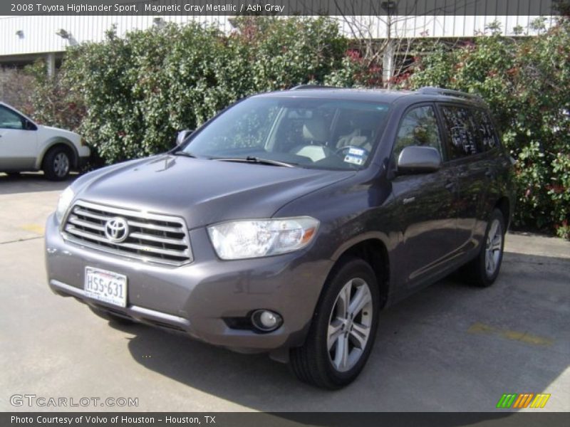 Magnetic Gray Metallic / Ash Gray 2008 Toyota Highlander Sport
