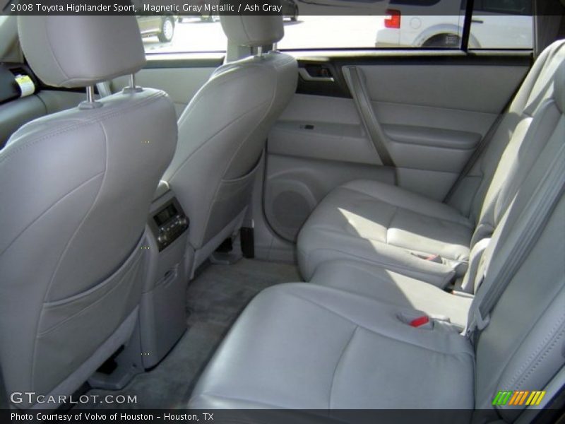 Rear Seat of 2008 Highlander Sport