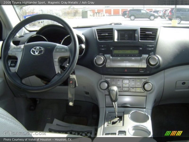 Dashboard of 2008 Highlander Sport