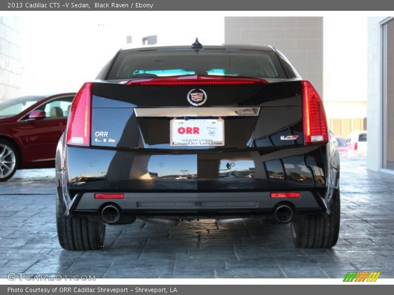Black Raven / Ebony 2013 Cadillac CTS -V Sedan