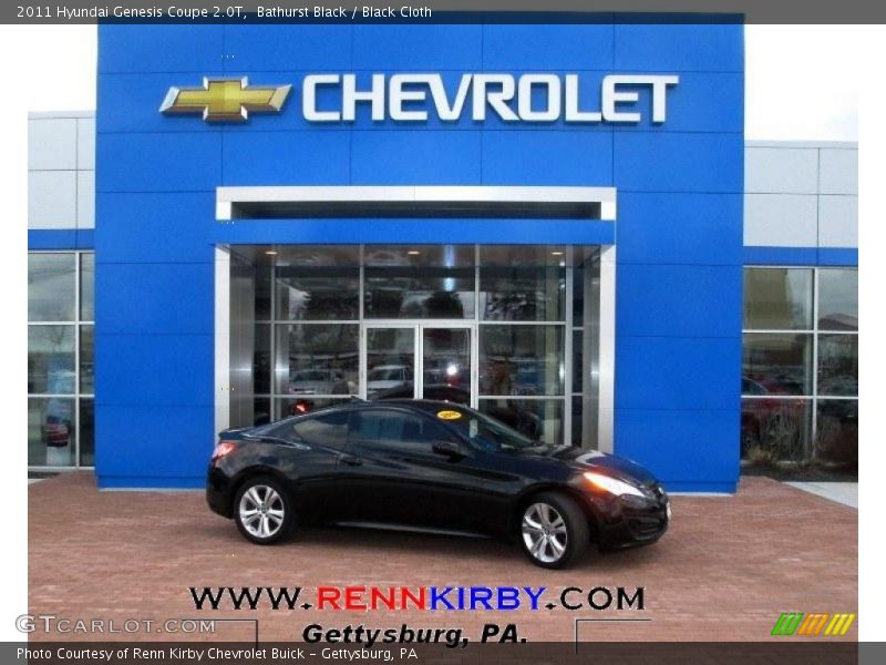 Bathurst Black / Black Cloth 2011 Hyundai Genesis Coupe 2.0T