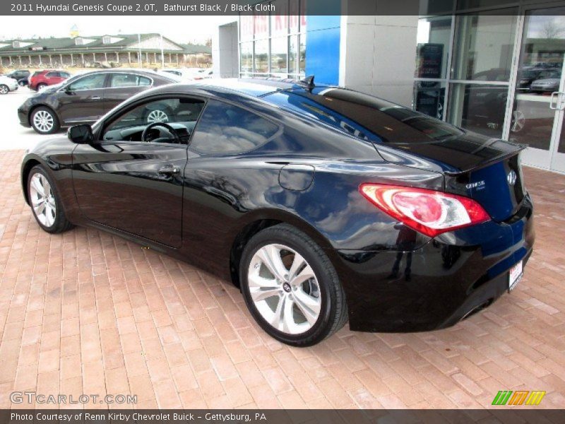 Bathurst Black / Black Cloth 2011 Hyundai Genesis Coupe 2.0T