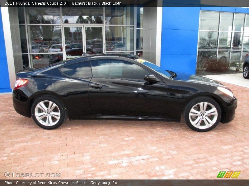 Bathurst Black / Black Cloth 2011 Hyundai Genesis Coupe 2.0T