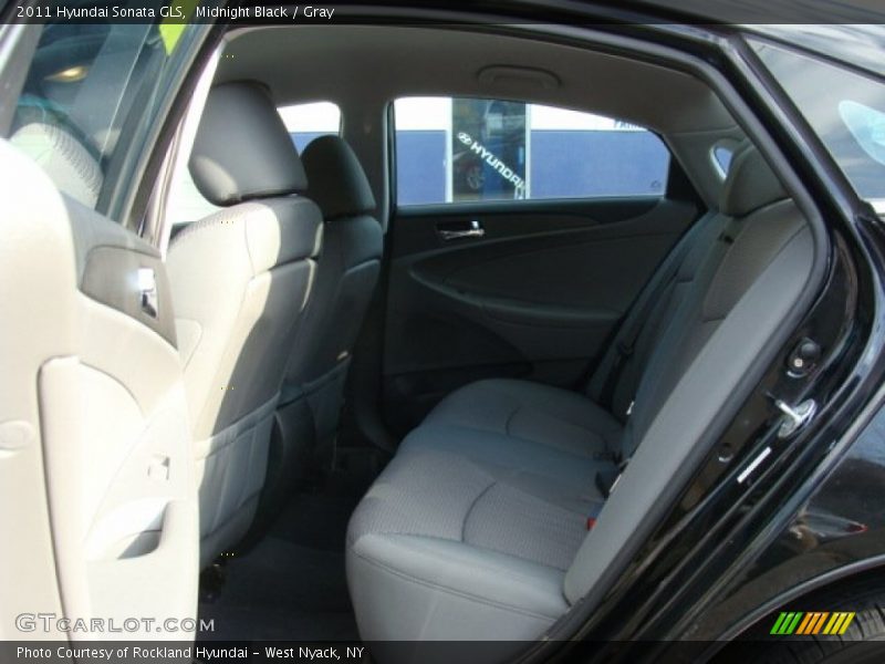 Midnight Black / Gray 2011 Hyundai Sonata GLS
