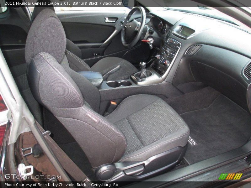 Bathurst Black / Black Cloth 2011 Hyundai Genesis Coupe 2.0T