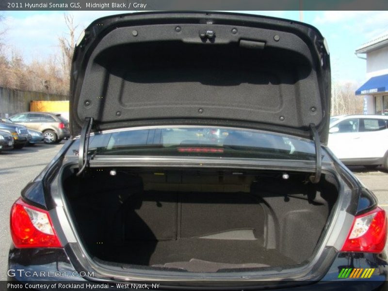 Midnight Black / Gray 2011 Hyundai Sonata GLS