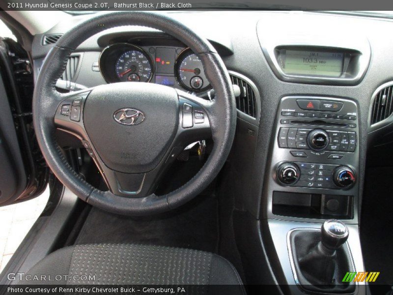 Bathurst Black / Black Cloth 2011 Hyundai Genesis Coupe 2.0T