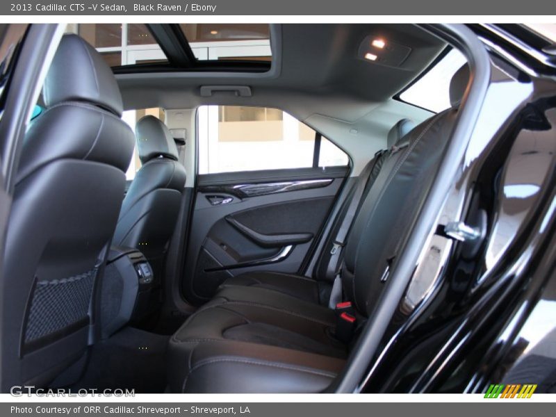 Rear Seat of 2013 CTS -V Sedan