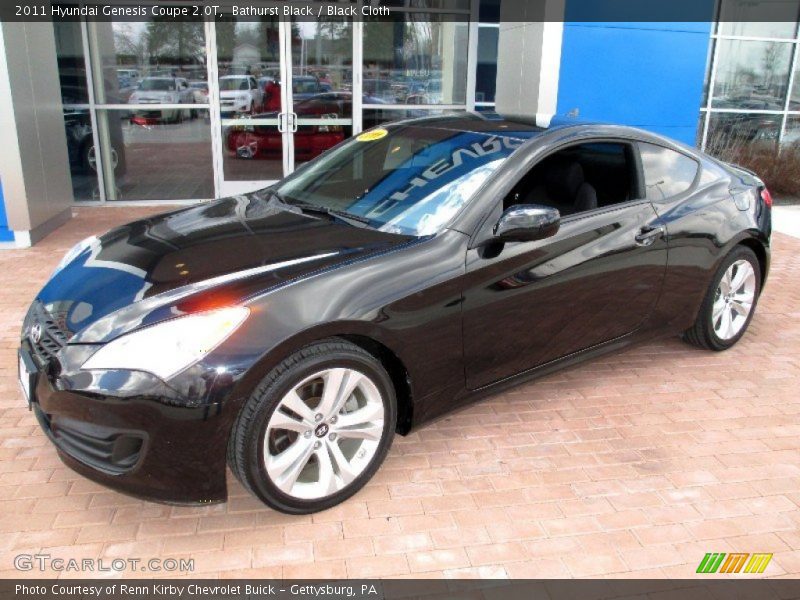 Bathurst Black / Black Cloth 2011 Hyundai Genesis Coupe 2.0T