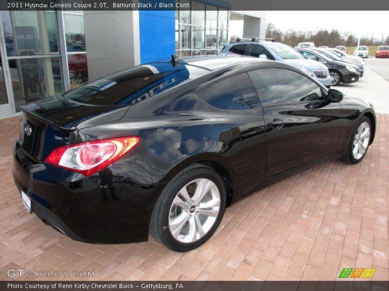 Bathurst Black / Black Cloth 2011 Hyundai Genesis Coupe 2.0T