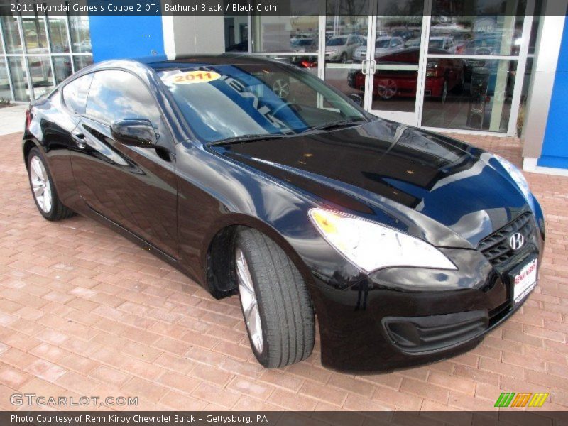 Bathurst Black / Black Cloth 2011 Hyundai Genesis Coupe 2.0T
