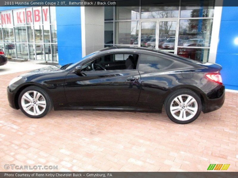 Bathurst Black / Black Cloth 2011 Hyundai Genesis Coupe 2.0T