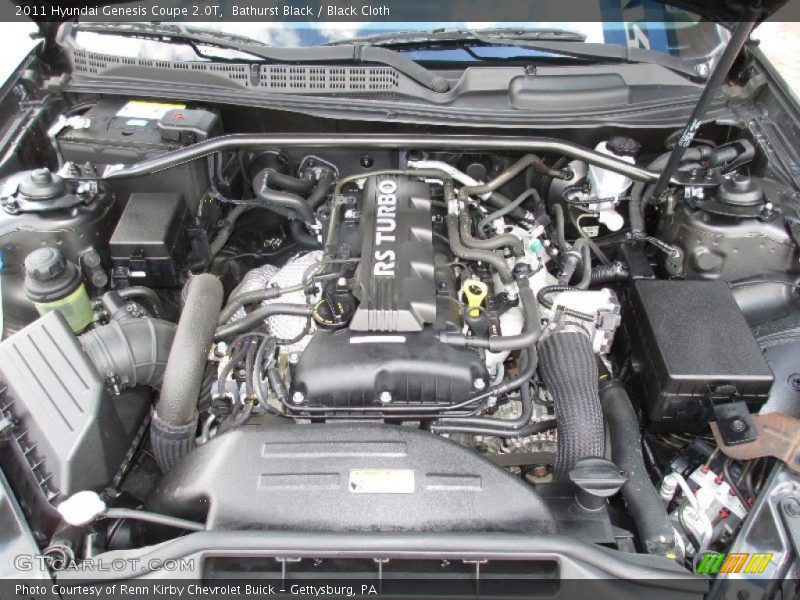 Bathurst Black / Black Cloth 2011 Hyundai Genesis Coupe 2.0T