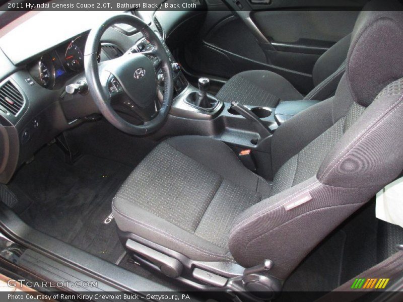 Bathurst Black / Black Cloth 2011 Hyundai Genesis Coupe 2.0T