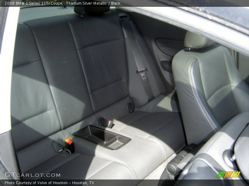 Titanium Silver Metallic / Black 2008 BMW 1 Series 135i Coupe