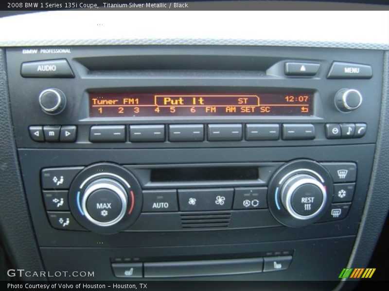Titanium Silver Metallic / Black 2008 BMW 1 Series 135i Coupe